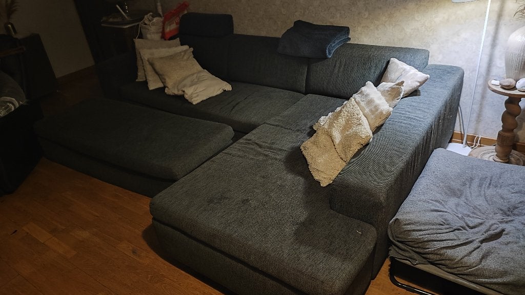 Hoeksalon, Huis en Inrichting, Ophalen, Gebruikt, Stof, Modern