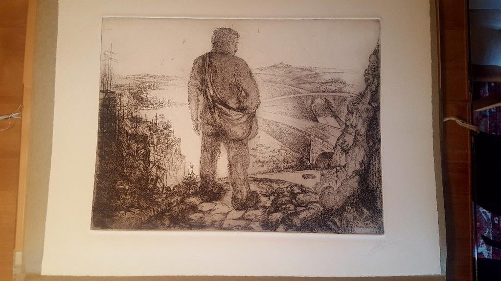 Prachtige etsen van Jan Keustermans (1917-2009), Ophalen of Verzenden