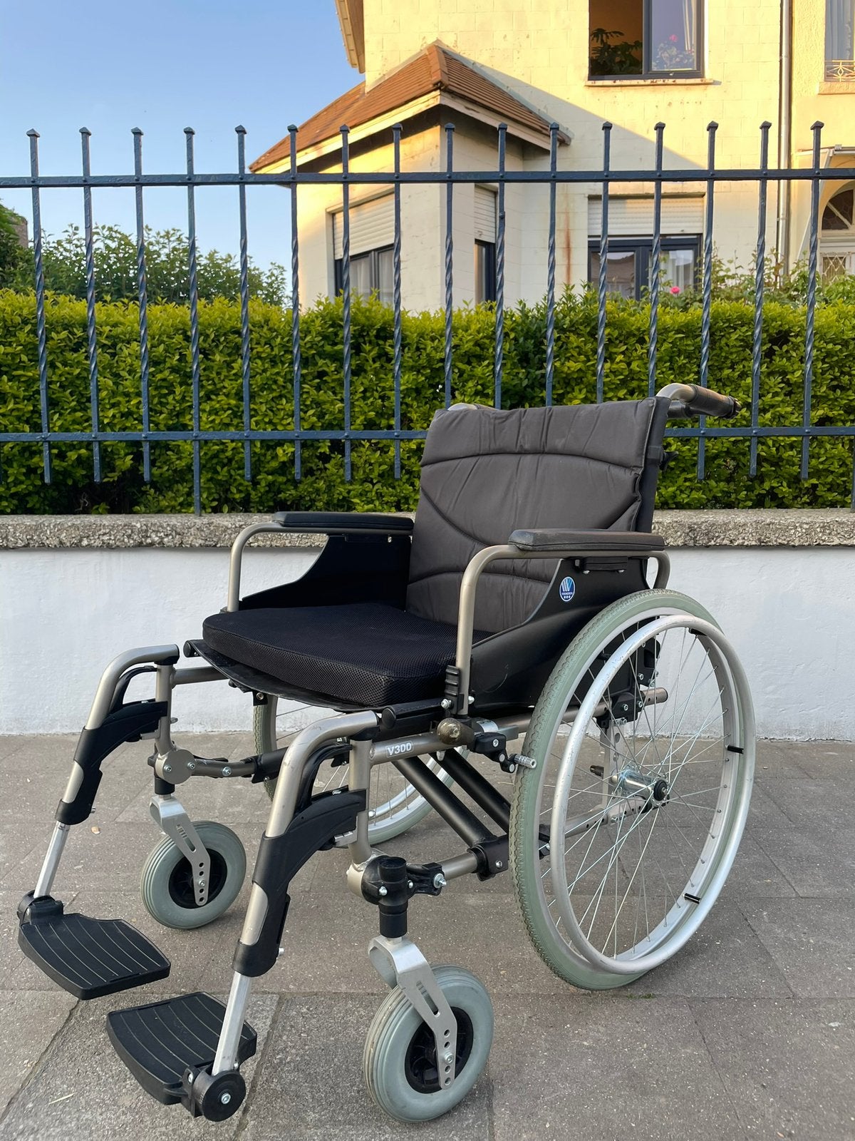 Vermeiren V 300 XXL opvouwbare rolstoel 55 cm nieuwstaat, Ophalen of Verzenden, Inklapbaar, Zo goed als nieuw, Handbewogen rolstoel
