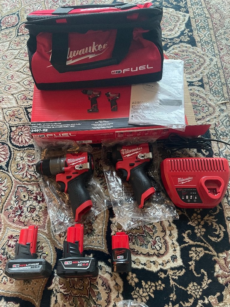 nieuwe milwaukee m12 fuel set, Bricolage & Construction, Enlèvement ou Envoi, Neuf, Foreuse et Perceuse