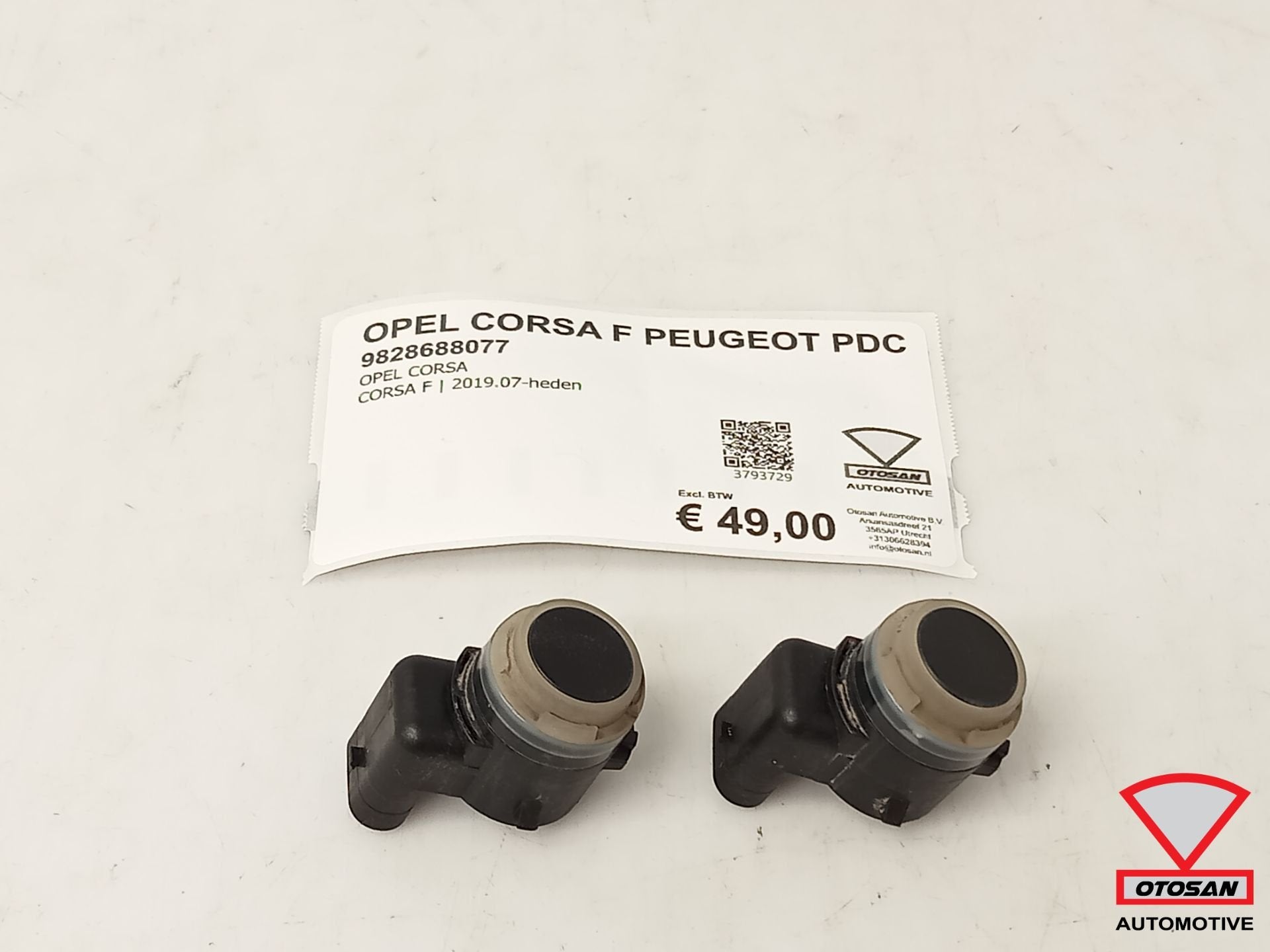 Opel Corsa F Peugeot PDC Parkeersensor 9828688077, Gebruikt, Opel Automobile GmbH, Kontakt@opel-infoservice.de, Opel