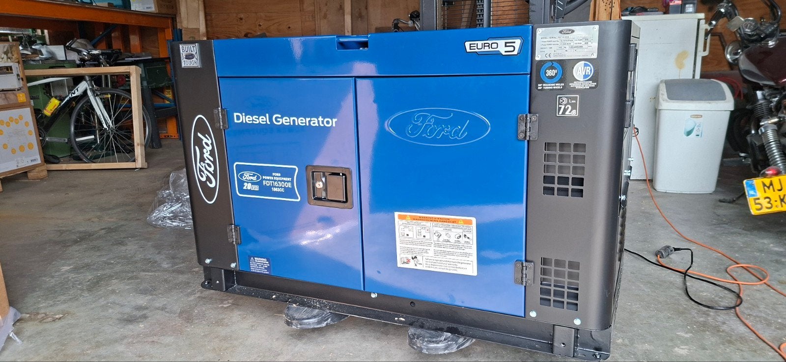 stroomgroep diesel 20 kva generator aggregaat ford, Ophalen of Verzenden