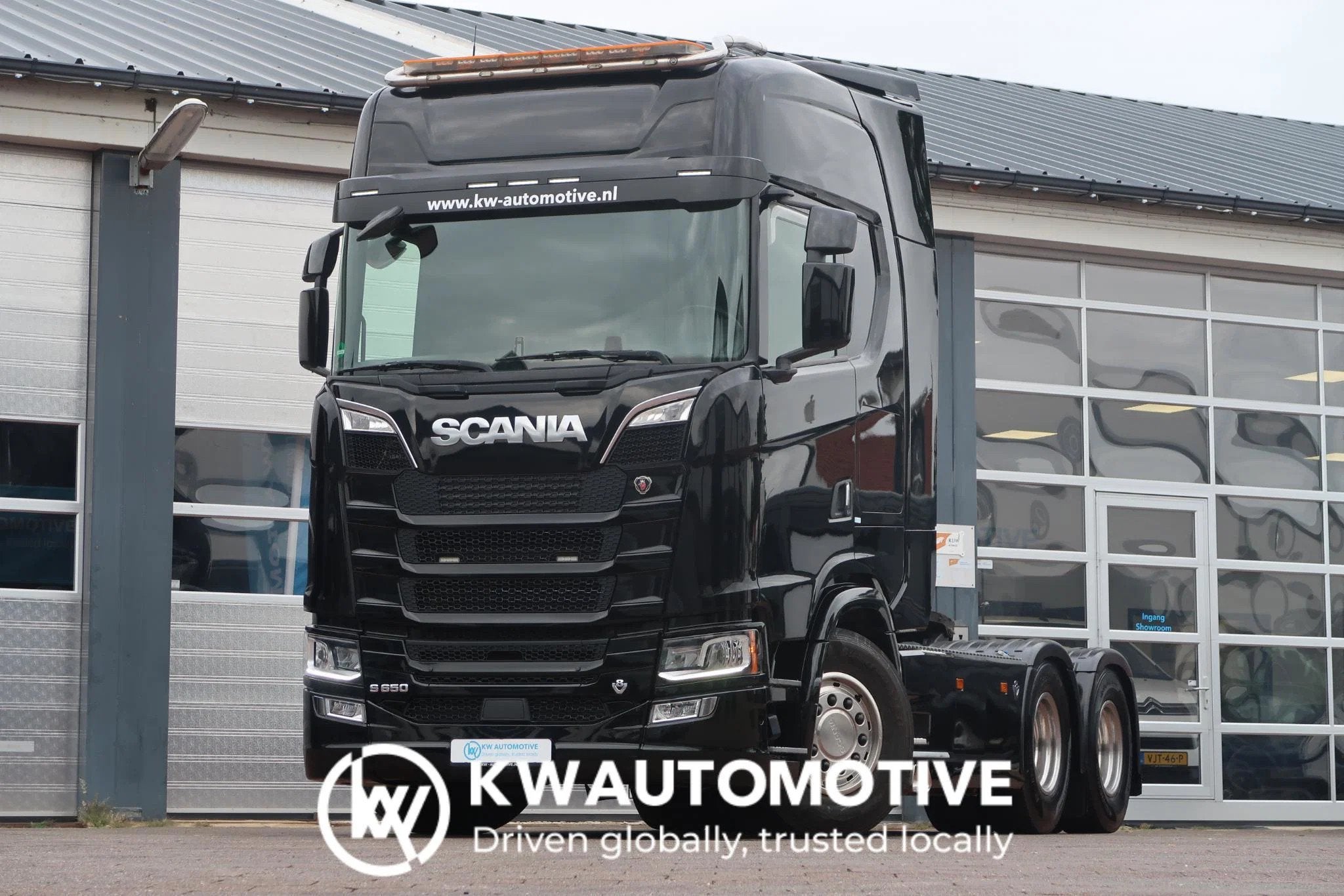 Scania S650 V8 NGS 6X4NB/ FULL AIR/ RETARDER/ HYDRAULICS/ LE, Auto's, Achterwielaandrijving, Euro 6, Scania, Zwart