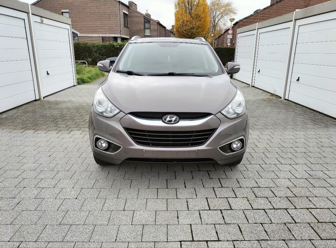 hyundai IX 35 1.6 benzine 135 pk Airco 142.dkm bj 2012 E5, Autos, Cuir, Euro 5, Noir, 5 portes