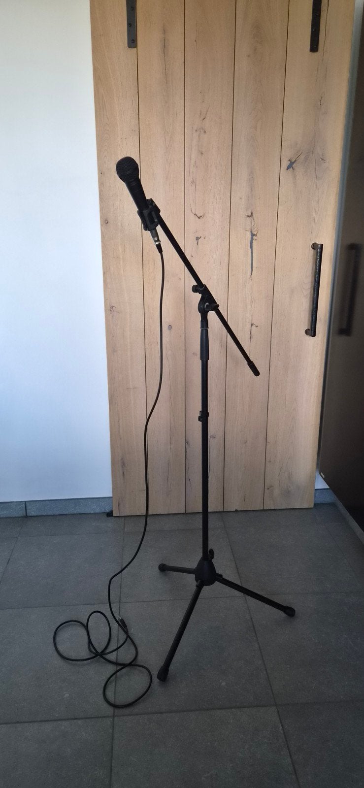 Microfoon met staander, Musique & Instruments, Pieds, Enlèvement, Comme neuf, Micro