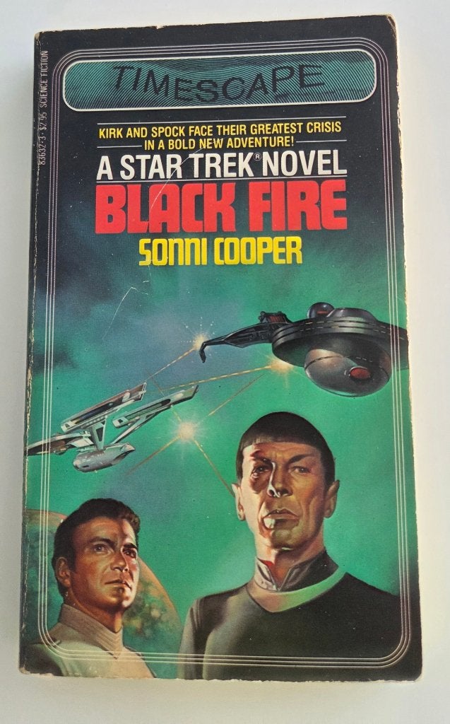 Star Trek – Black Fire (Pocket Book Novel), Ophalen of Verzenden, Gelezen, Sonni Cooper