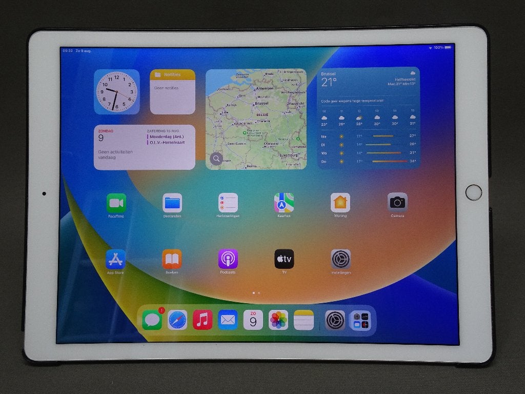 Apple iPad Pro 12,9inch 128GB 1e gen 2015, Gebruikt, Apple iPad, Wit, 12 inch