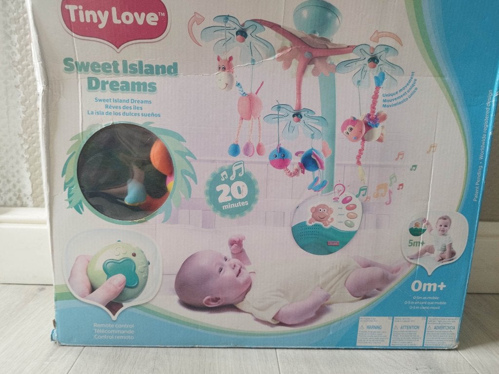 Tiny Love Mobiel Sweet Island Dreams, Kinderen en Baby's, Ophalen of Verzenden, Gebruikt, Mobiel, Met licht