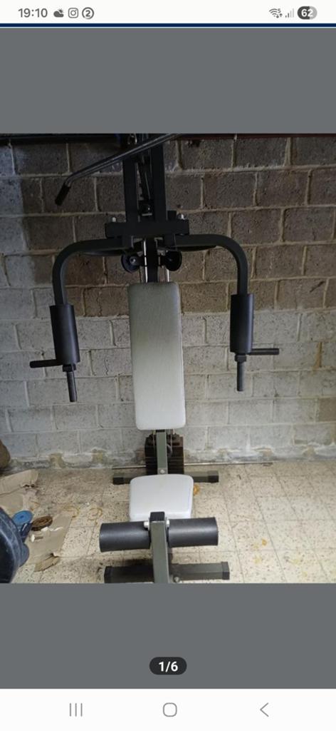 Verschillende fitness toestellen met gewichten, Sport en Fitness, Ophalen