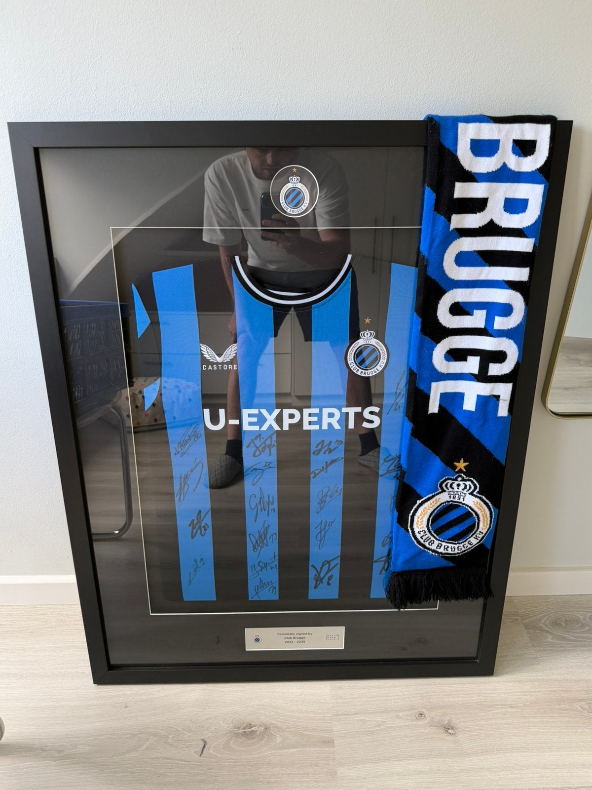 Gesigneerd Club Brugge shirt, Verzamelen, Ophalen, Nieuw, Shirt