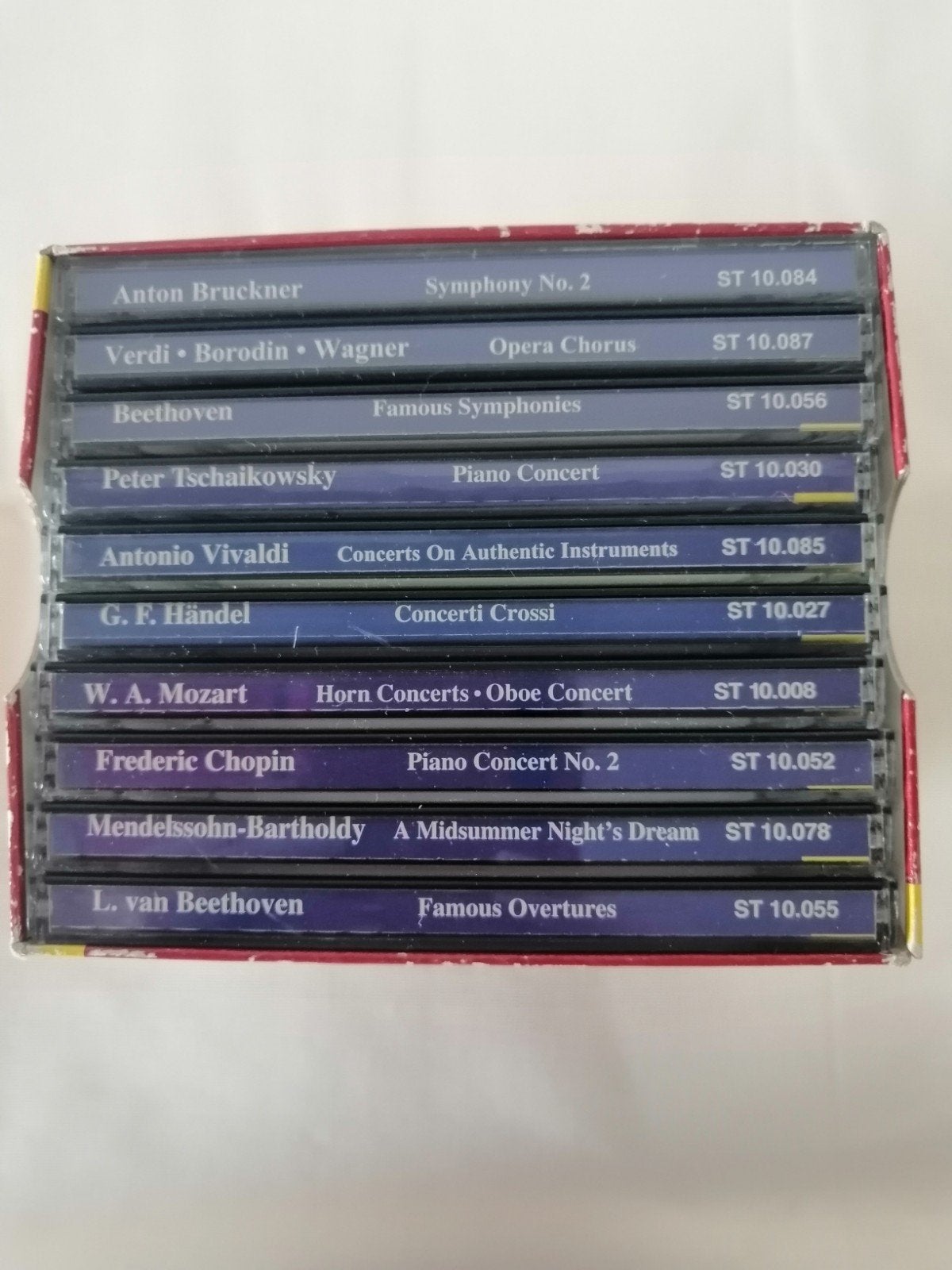 CD-box. 10 klassieke componisten., Ophalen, Overige artiesten, Zo goed als nieuw, Verzamelbox of complete uitgave