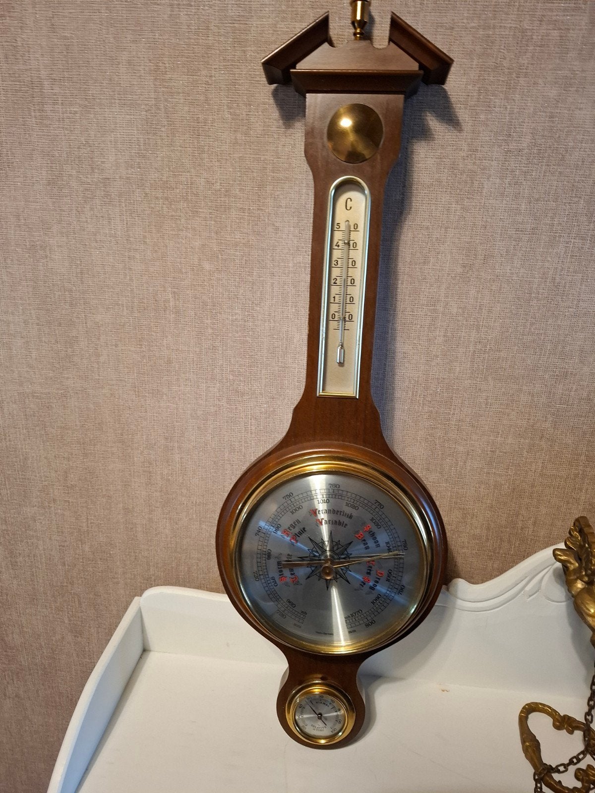Barometer, Ophalen, Barometer