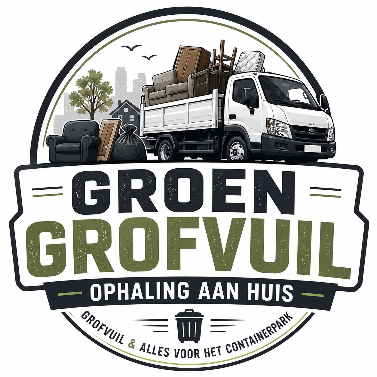 Grofvuil ophaling aan huis – Containerpark, Tuin en Terras, Ophalen, Gebruikt