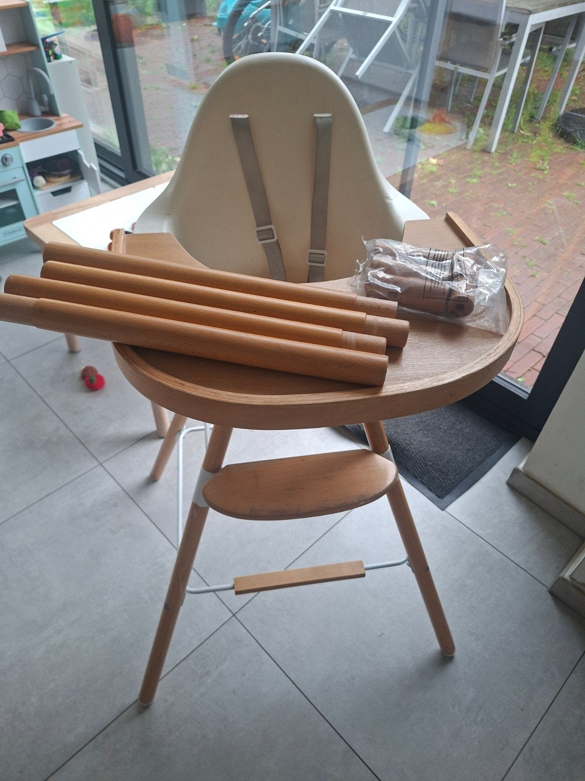 Evolu 3 in 1 kinderstoel, Ophalen