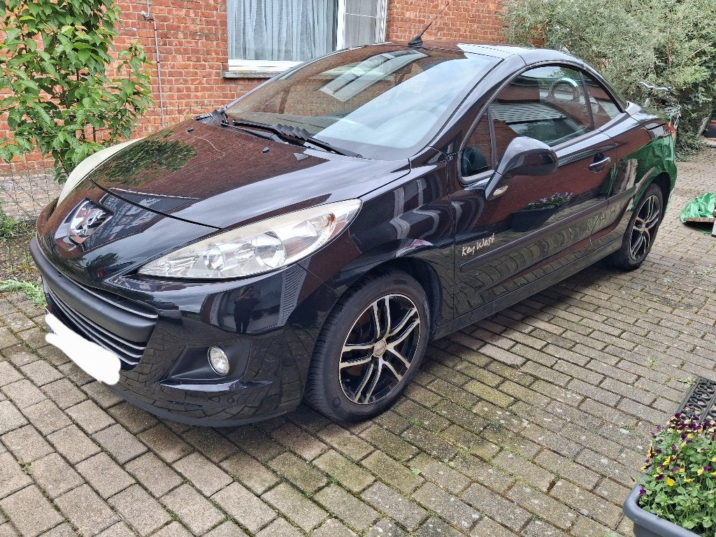 Peugeot 207 cabrio, Auto's, Voorwielaandrijving, Stof, Zwart, Cabriolet