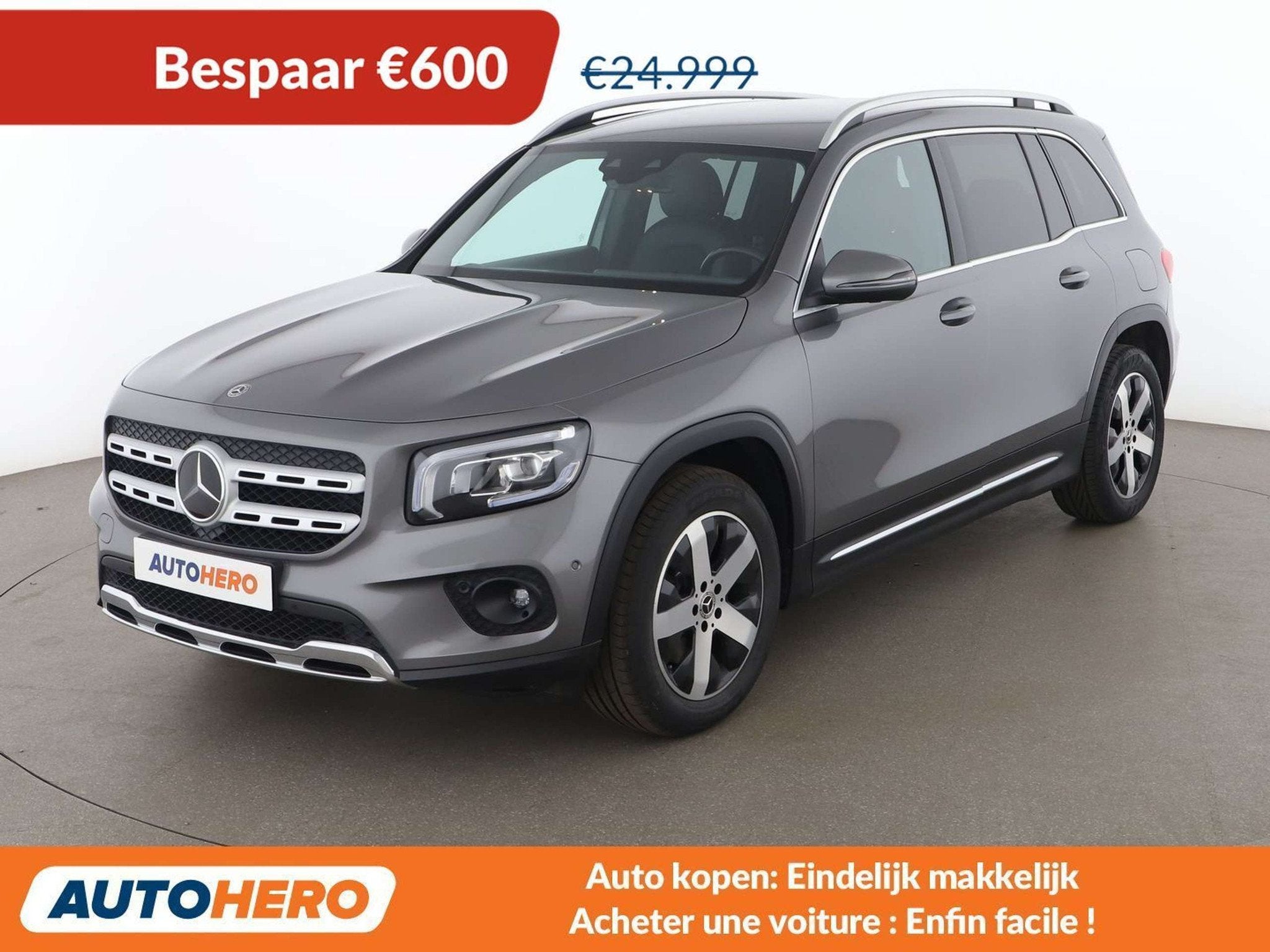 Mercedes-Benz GLB 200 GLB 200 d Progressive (automatique), Autos, Cuir, Argent ou Gris, Achat, https://public.car-pass.be/vhr/d30f34f8-9136-4348-9b34-7c95b1112f77