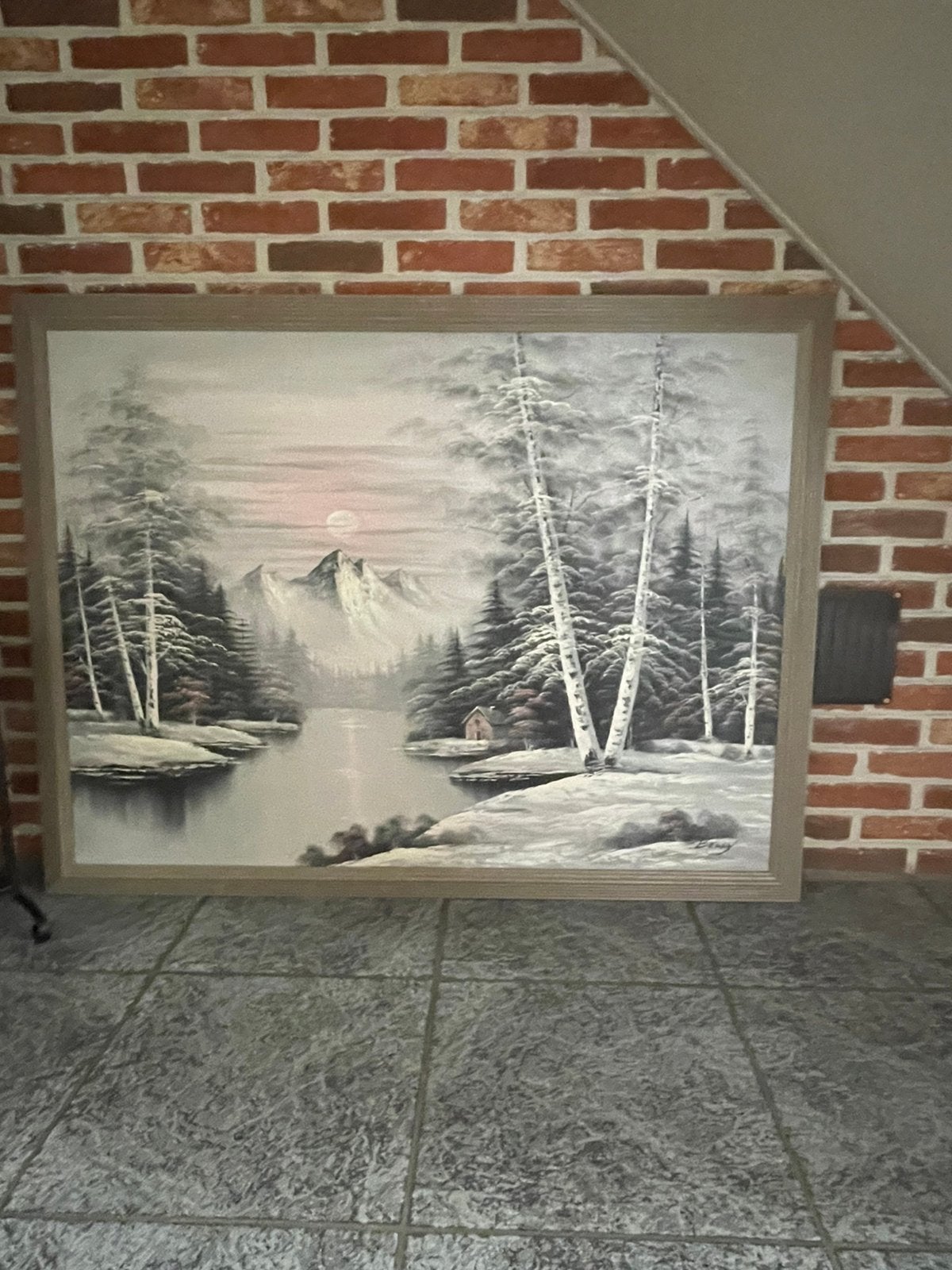 Super groot schilderij, Enlèvement