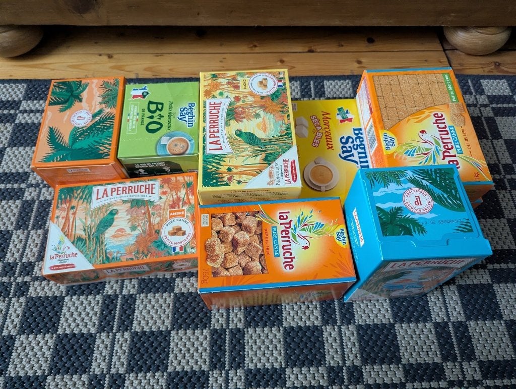 10 dozen suikerklontjes La Perruche en Béghin Say ongeopend, Diversen, Ophalen