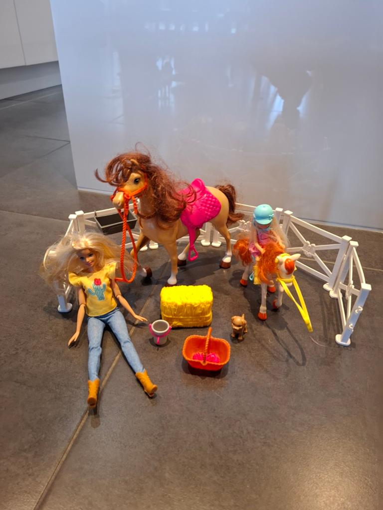 Barbie paardenstal, Kinderen en Baby's, Ophalen of Verzenden, Barbie