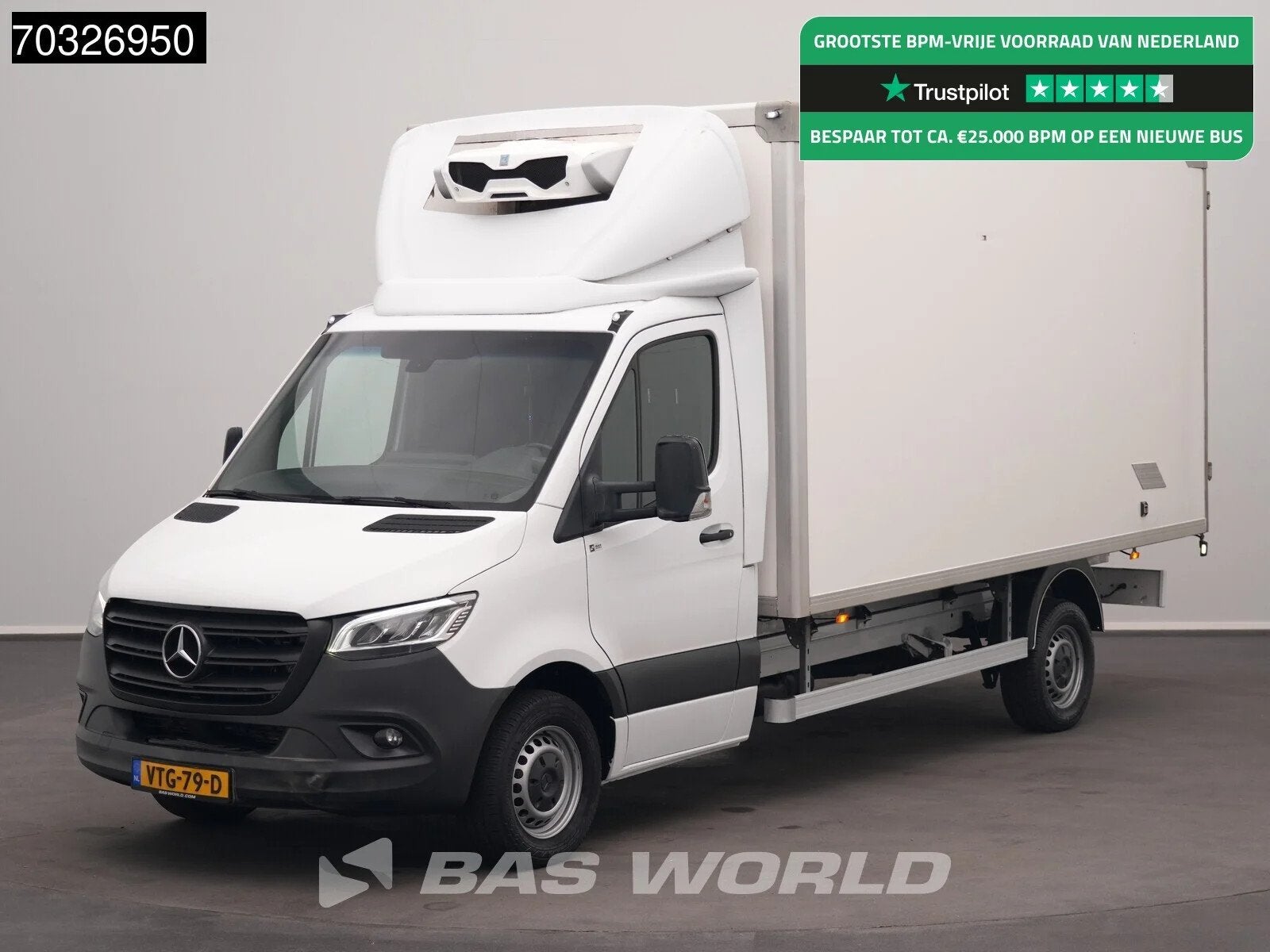 Mercedes Sprinter 316 CDI Koelwagen Zijdeur Achterdeuren Zan, Stof, Gebruikt, Euro 6, 4 cilinders