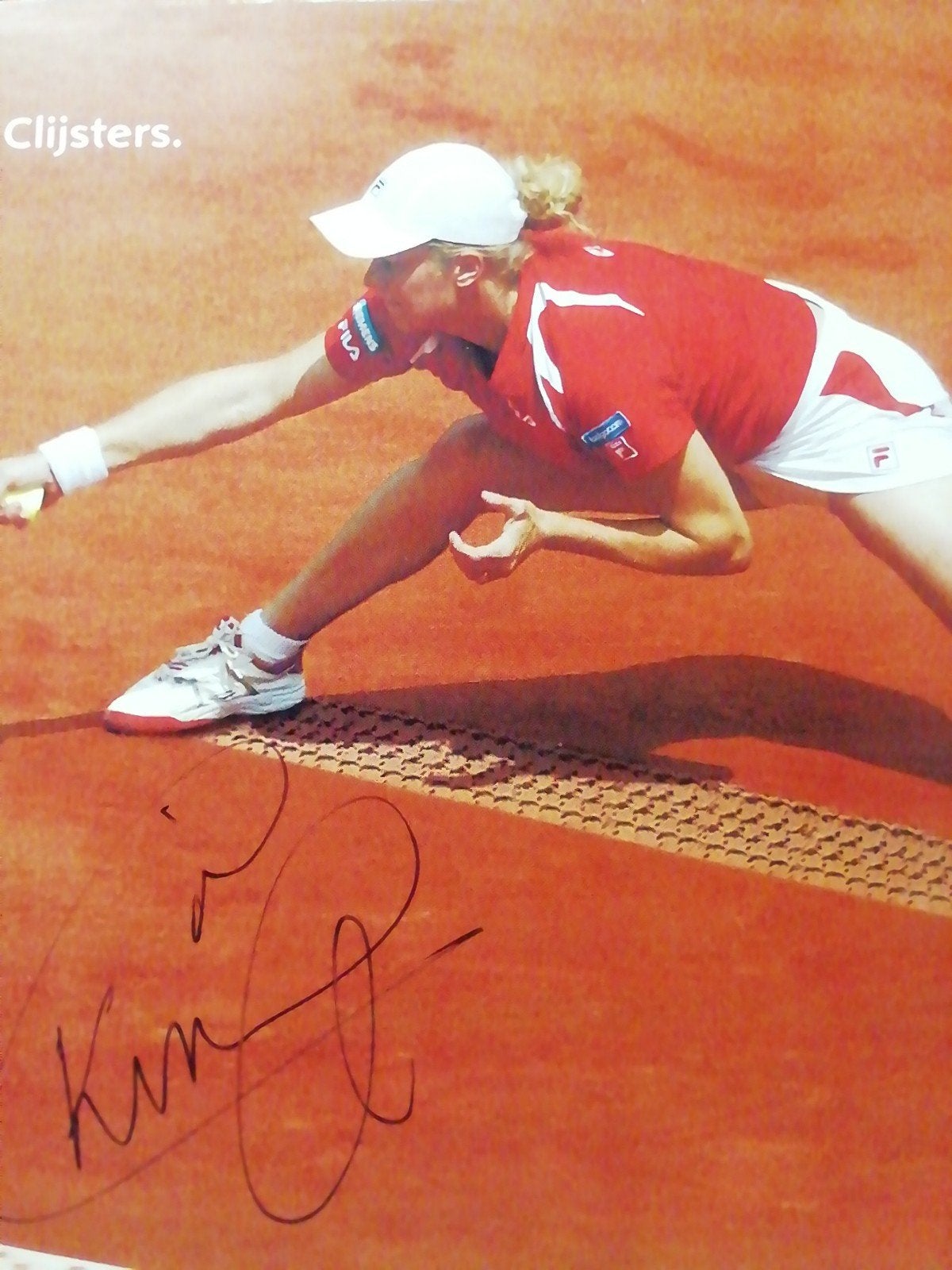 Kim Klijsters originele handtekening, Verzamelen, Ophalen of Verzenden, Zo goed als nieuw, Cd of Plaat, Gesigneerd