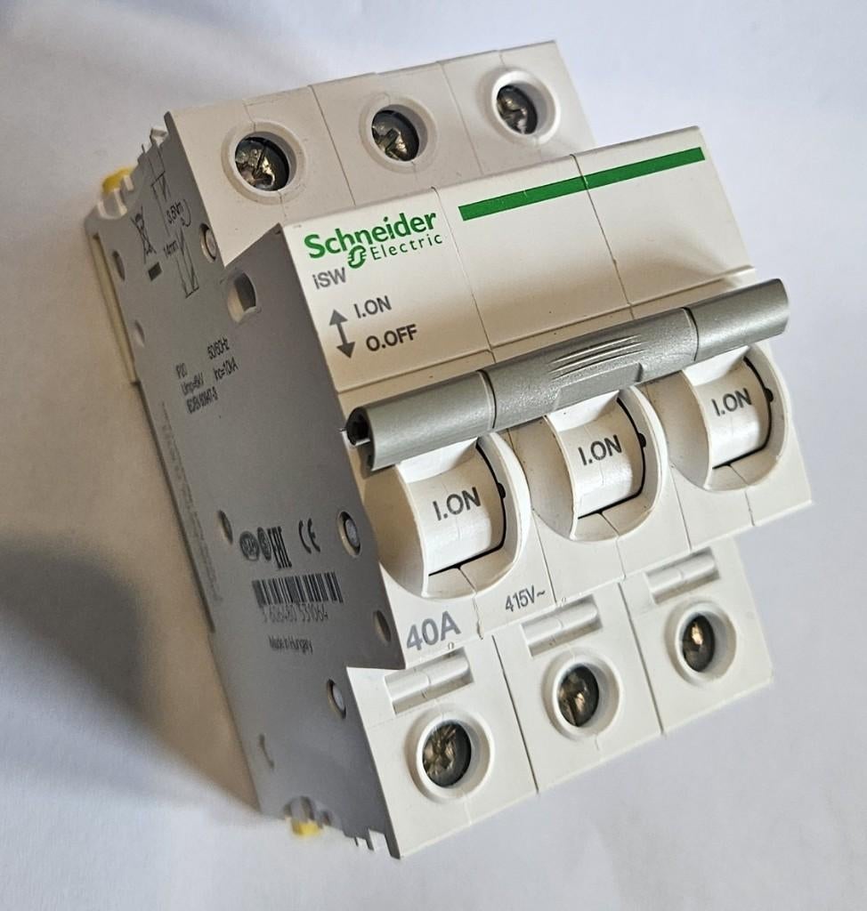 Interrupteur Sectionneur Schneider iSW 40A Triphasé (3P), Enlèvement ou Envoi, Comme neuf, Autres types