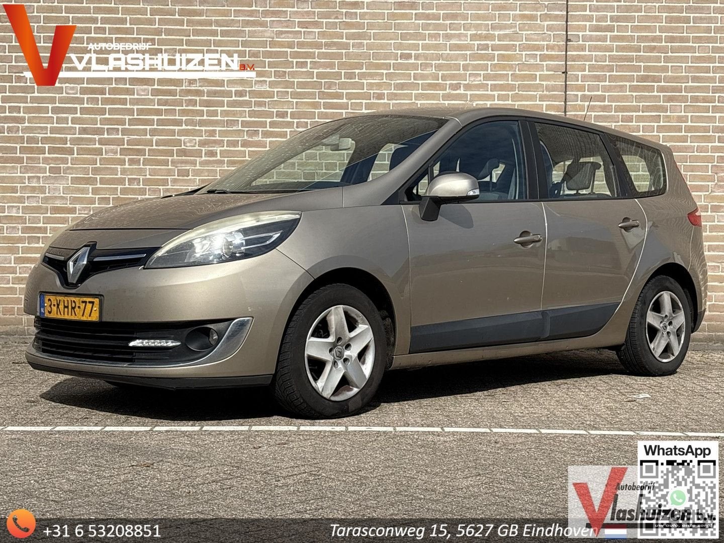 Renault Grand Scenic 1.5 dCi Express. 7p. | Climate | Cruise, Auto's, Renault, Monovolume, Zwart, Bruin, Bedrijf