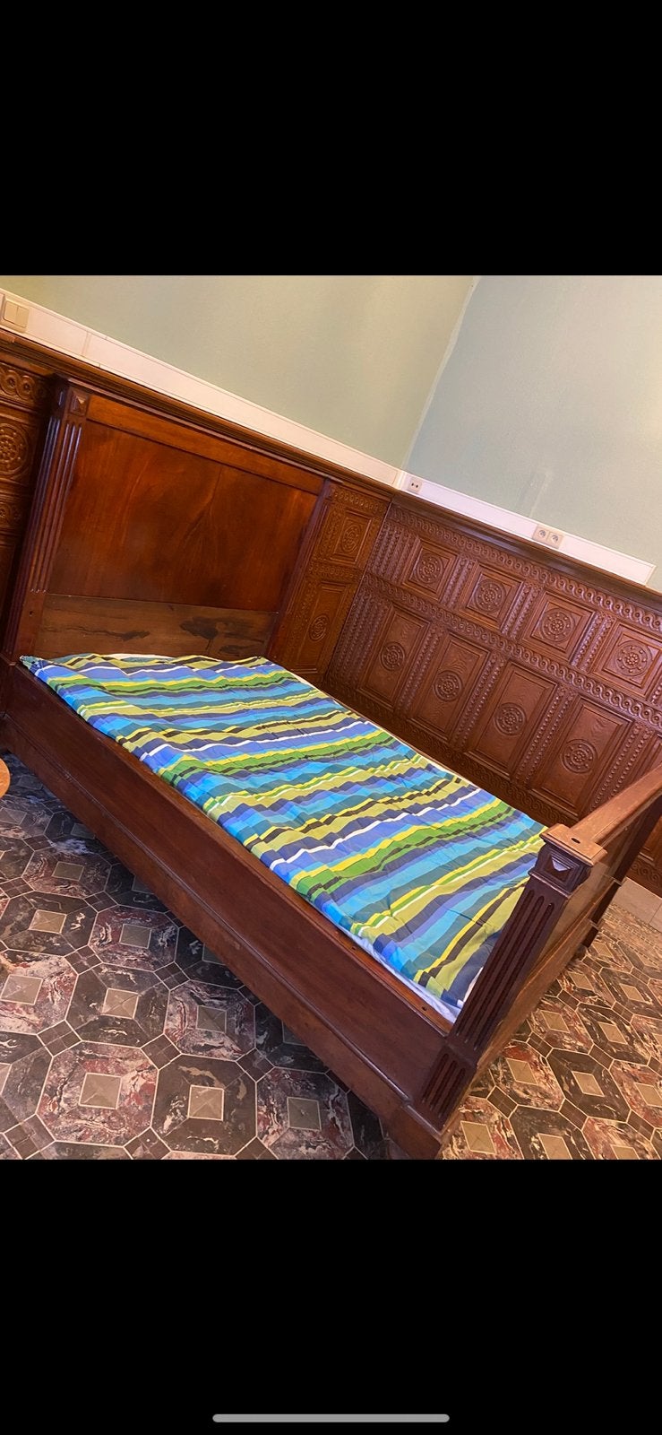 Vintage bed, Antiek en Kunst, Ophalen