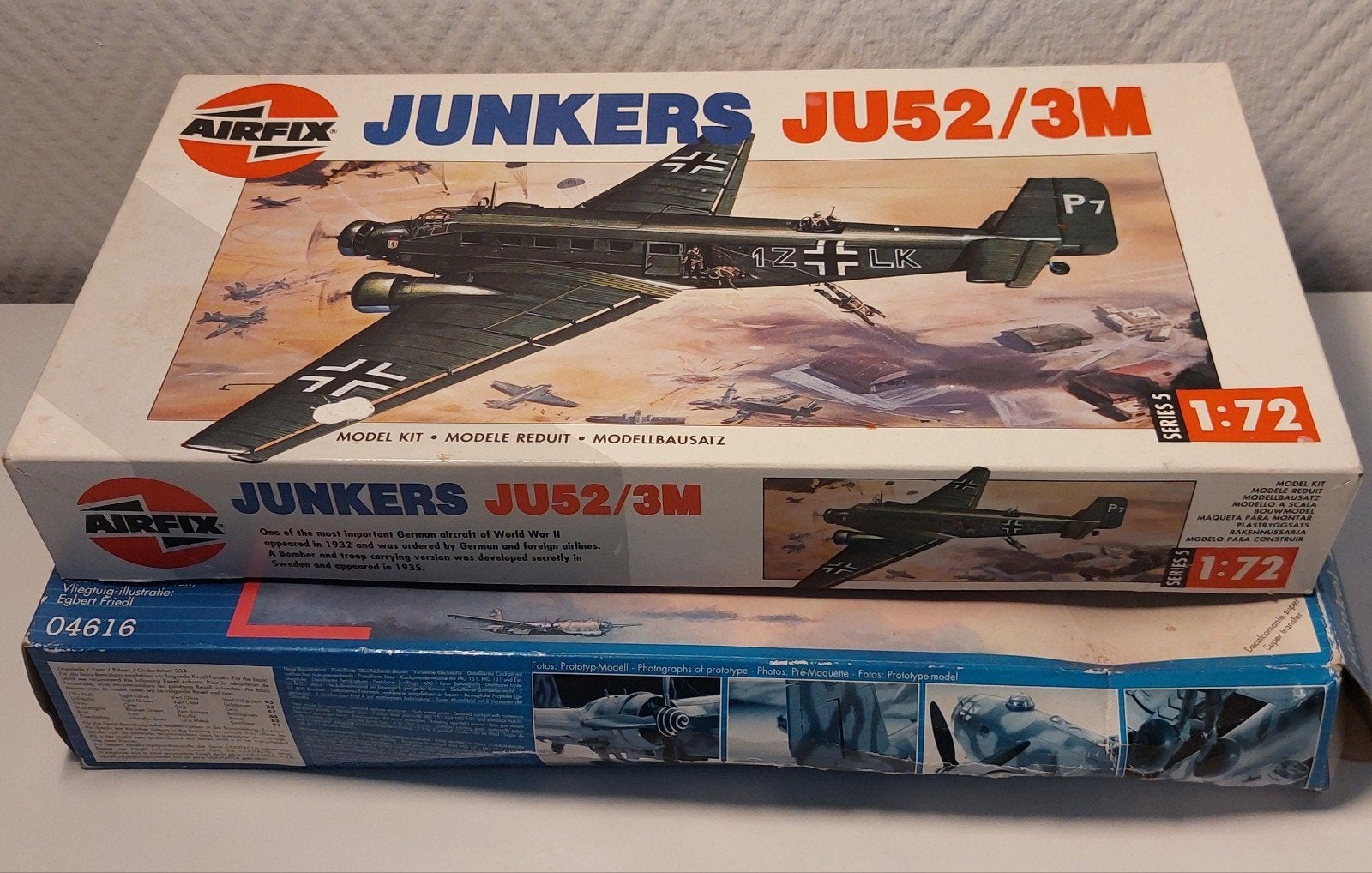 2 Luftwaffe bouwkit vliegtuigen schaal 1/72 💫, 1:72 tot 1:144, Revell, Ophalen of Verzenden, Zo goed als nieuw