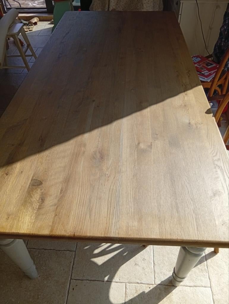 Landelijke tafel, Ophalen, Gebruikt, Eikenhout, 200 cm of meer