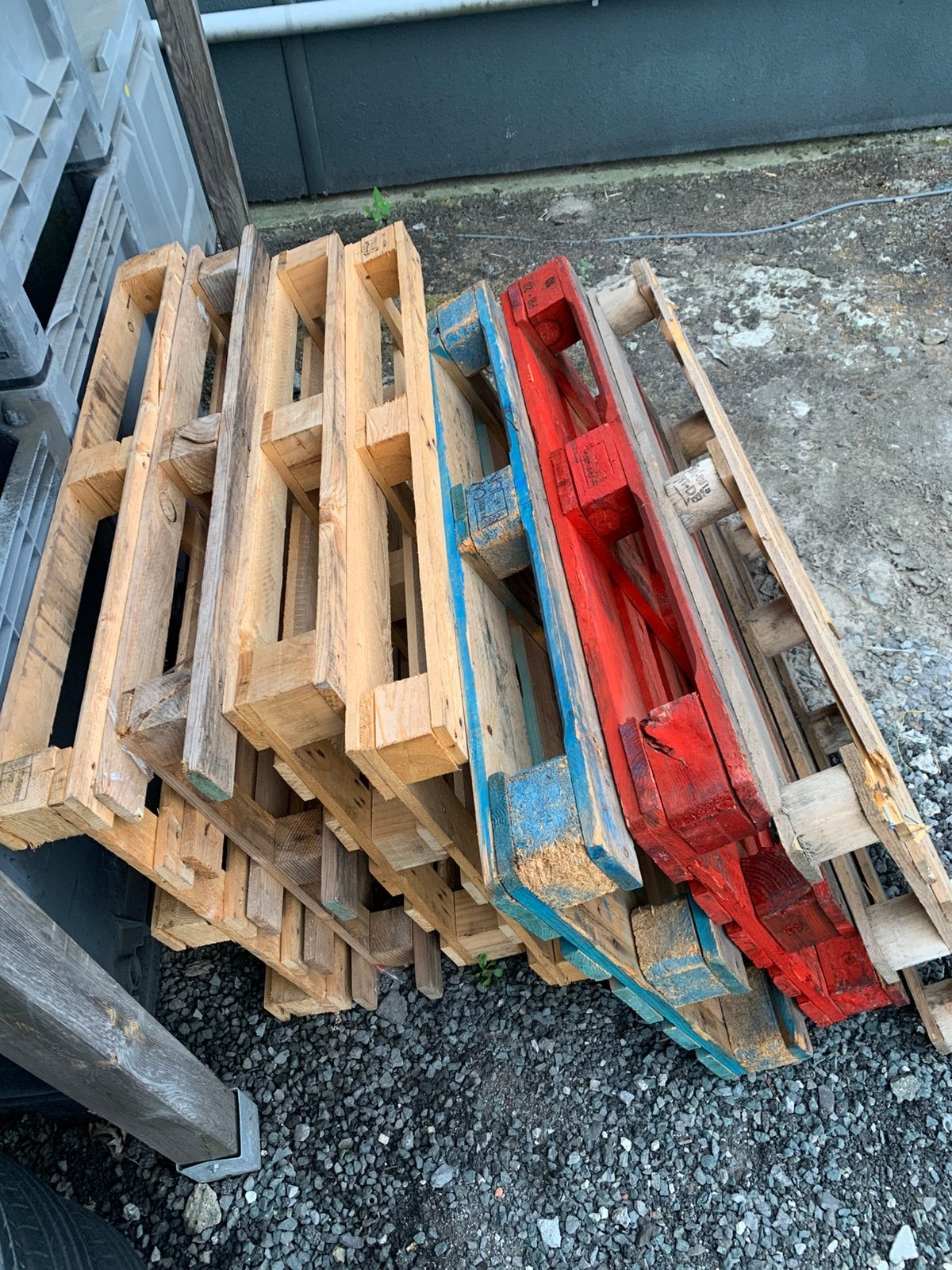7-tal paletten, Tuin en Terras, Brandhout, Minder dan 3 m³, Ophalen, Overige houtsoorten
