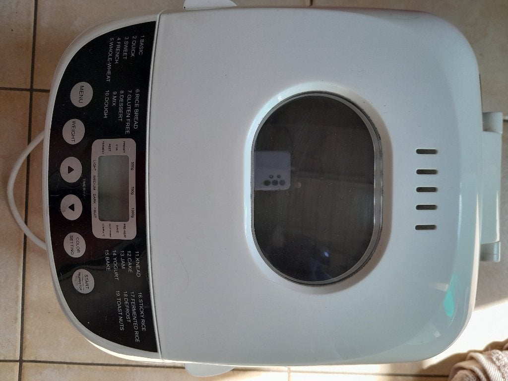 Broodbakmachine, Ophalen of Verzenden, Zo goed als nieuw, Zonder timer, 400 tot 800 gram deeg