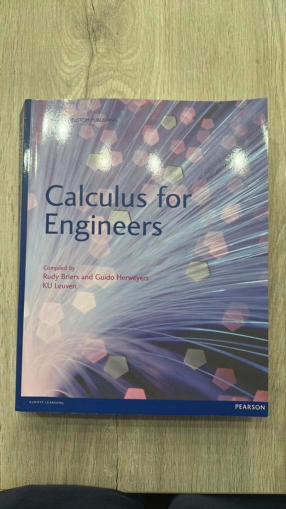Calculus for Engineers KU Leuven, Enlèvement