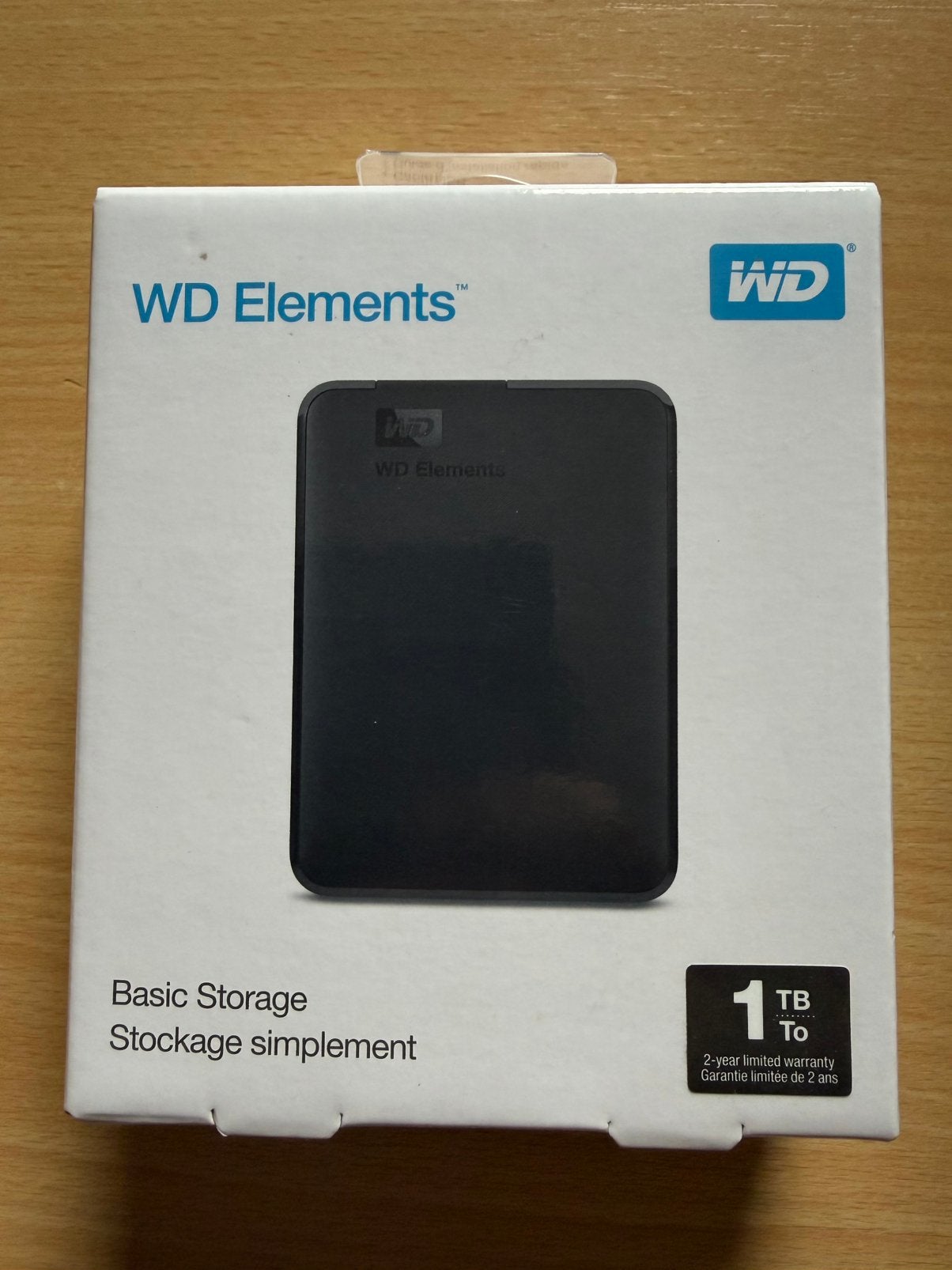 Western Digital 1 TB USB 3.0 externe harde schijf, Computers en Software, Harde schijven, HDD, 1To, Nieuw, Ophalen of Verzenden