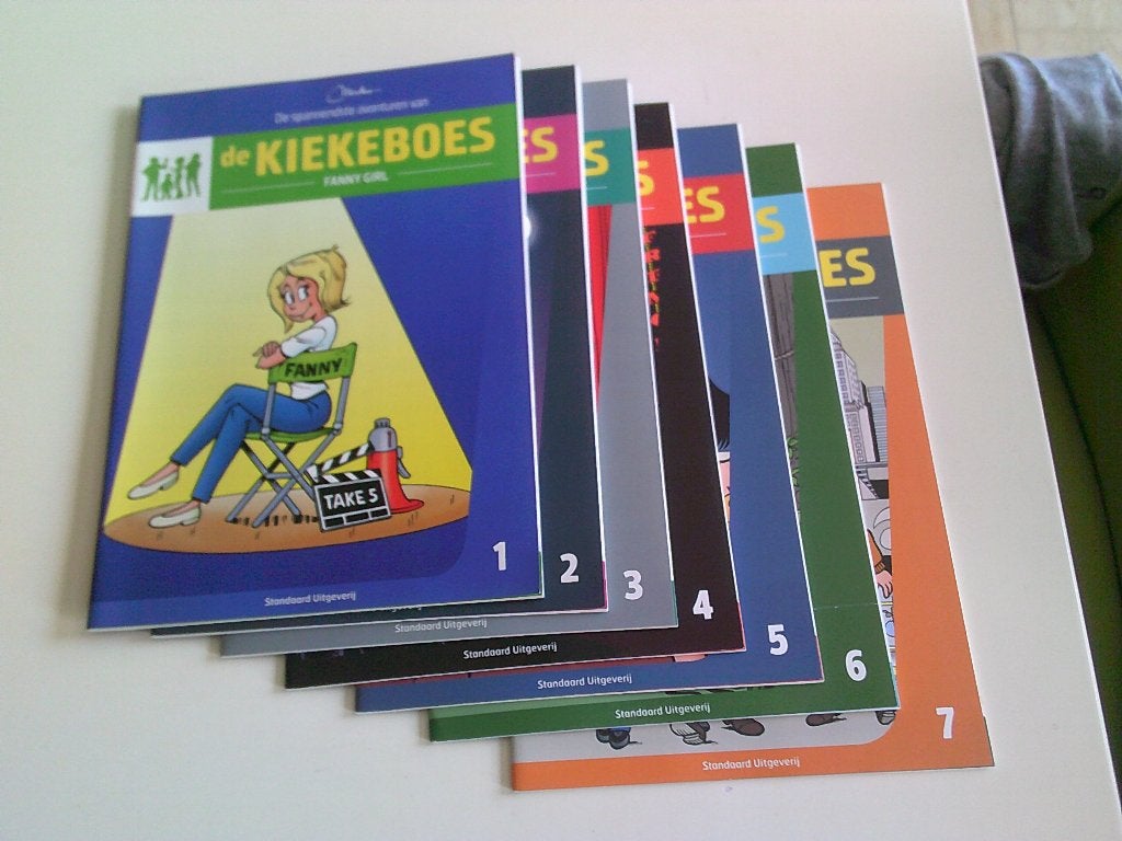 7 strips de Kiekeboes uitgave Dag Allemaal ., Ophalen of Verzenden