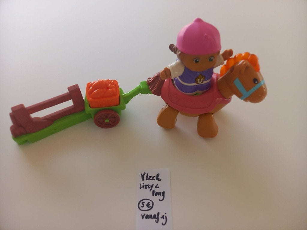Vtech Lizzy & pony vanaf 1 jaar, Kinderen en Baby's, Ophalen of Verzenden, Zo goed als nieuw, 6 maanden tot 2 jaar