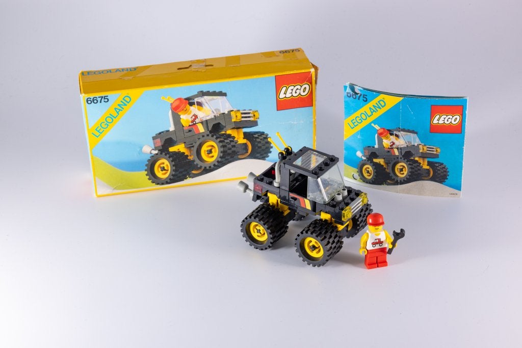 LEGO 6675 Road & Trail 4x4 (1988) - complet + boîte, City, Instructions incluses, Enlèvement ou Envoi, Lego