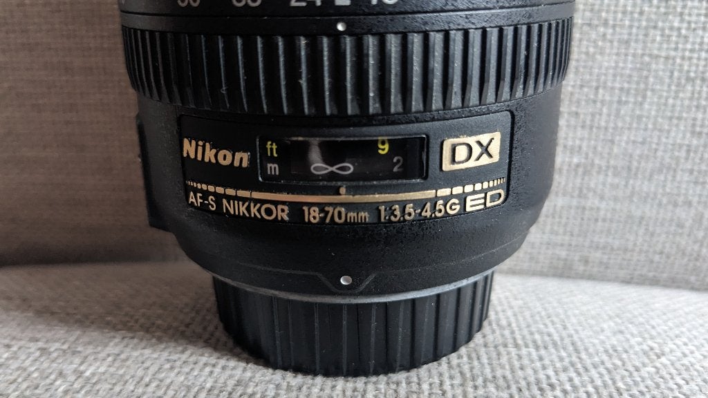 Nikkor AF-S DX 18-70 mm f/3.5-4.5G ED – 75 €, Lentille standard, Nikon, Comme neuf, Enlèvement