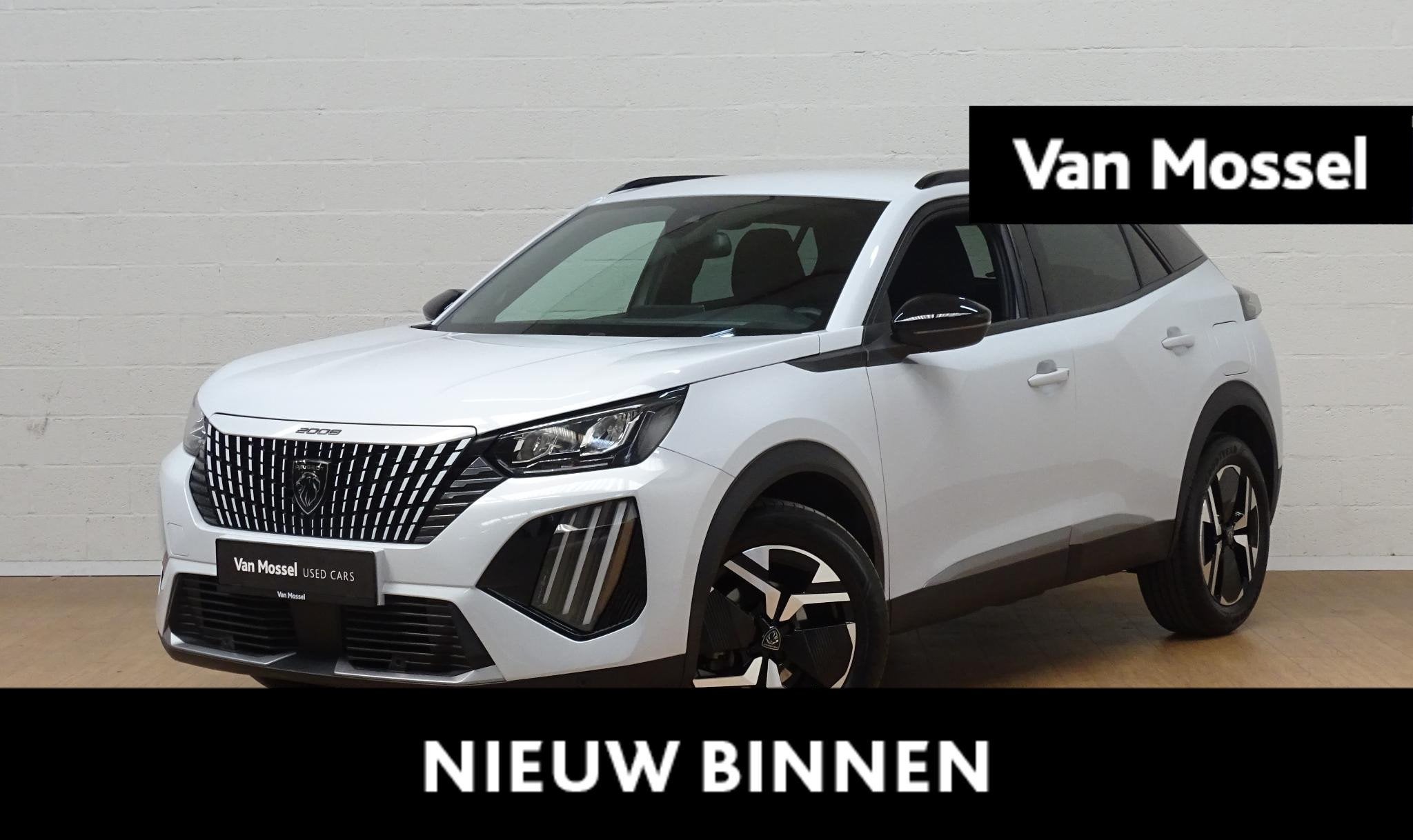 Peugeot 2008 1.2T Allure, Voorwielaandrijving, Stof, Gebruikt, Wit