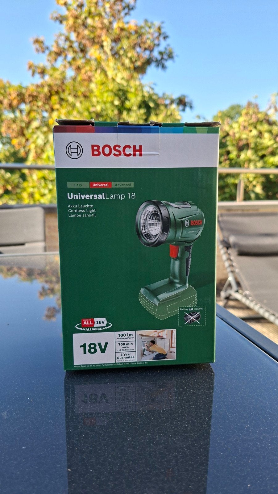 Bosch Universal lamp 18v nieuw, Enlèvement ou Envoi, Neuf, Bosch