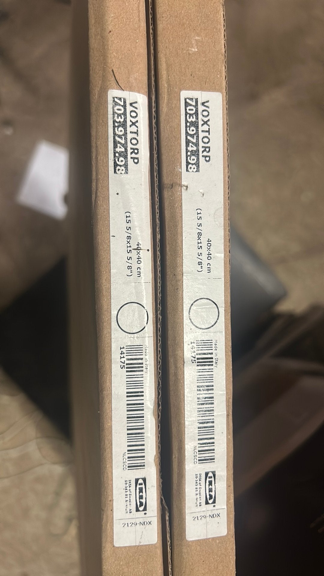 Voxtorp Ikea - 703.974.98 - deur 40x40, Huis en Inrichting, Ophalen of Verzenden, Zo goed als nieuw, Wit