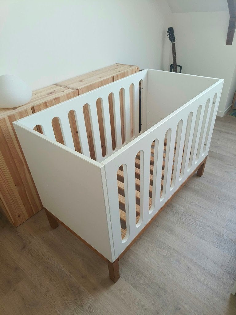 Quax kinderbedje + matras, Gebruikt, Minder dan 140 cm, Minder dan 70 cm, Ophalen