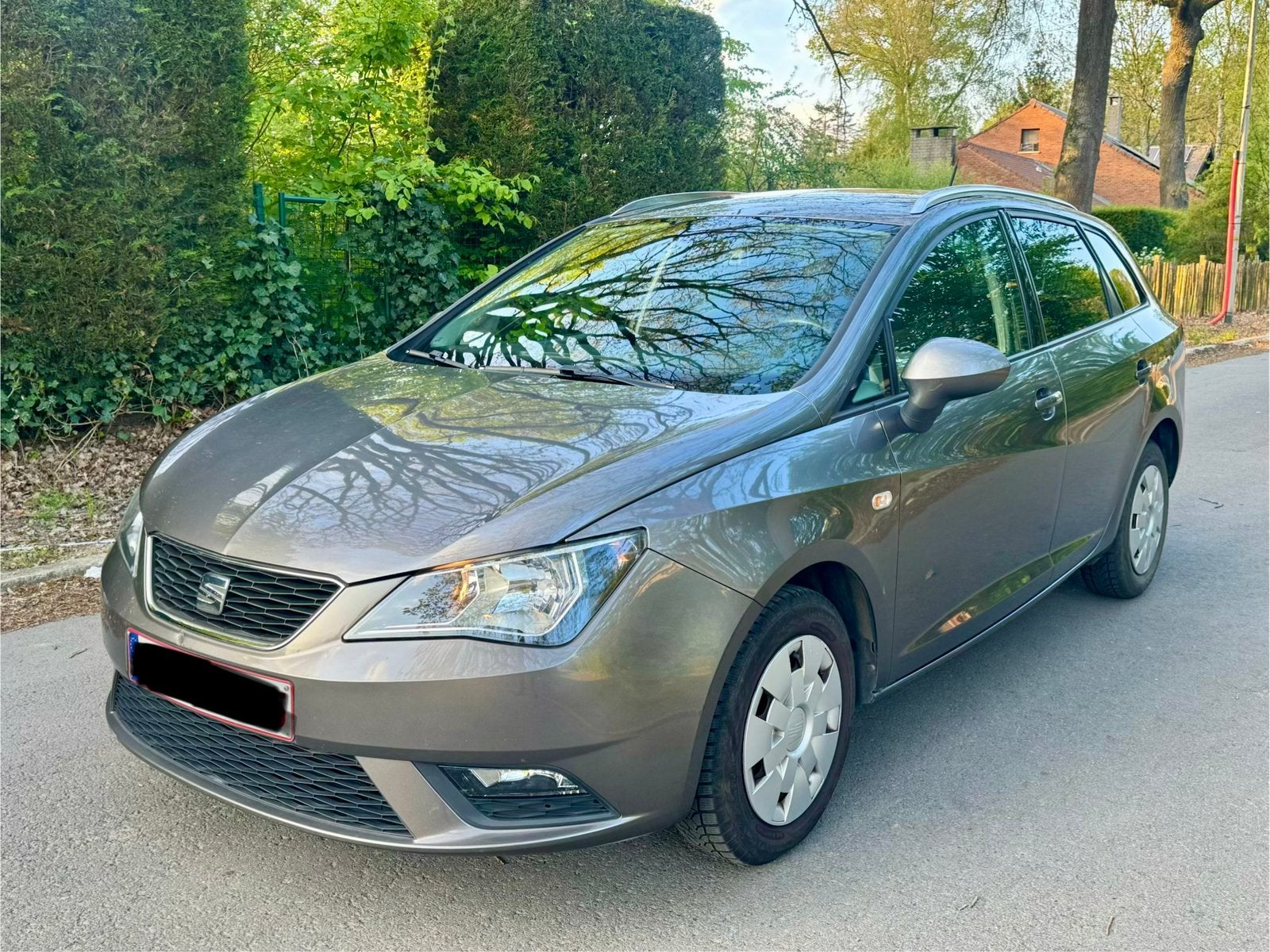 Seat ibiza 1.2i 2014 158mkm clim pret a immatriculer, Auto's, Seat, Voorwielaandrijving, Stof, Zwart, Parkeersensor