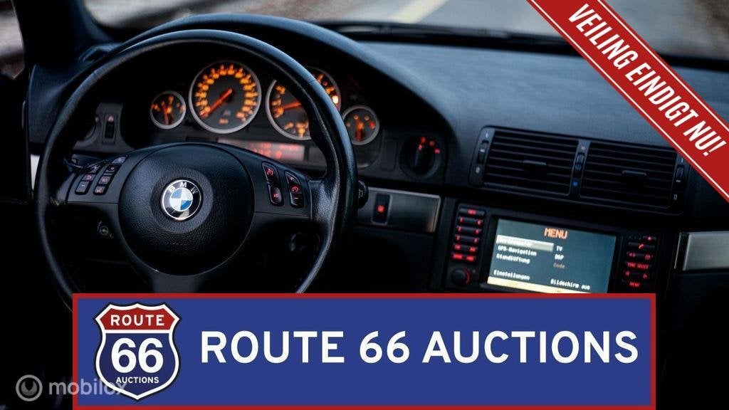 BMW M5 | 2000 | Route 66 Auctions, Auto's, Oldtimers, Zwart, Bedrijf, Handgeschakeld, Overige carrosserie