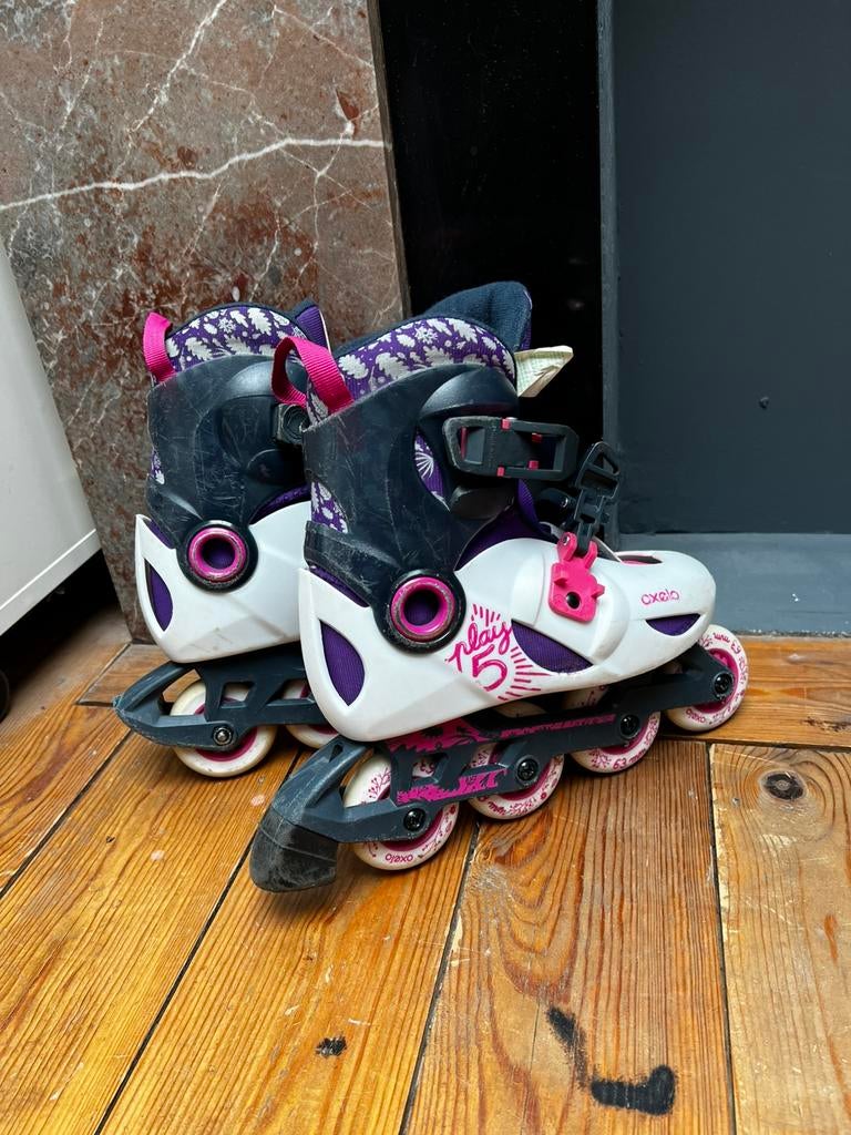 Rolschaatsen Decathlon maat 30/31/32, Autres marques, Rollers 4 roues en ligne, Réglable, Enlèvement