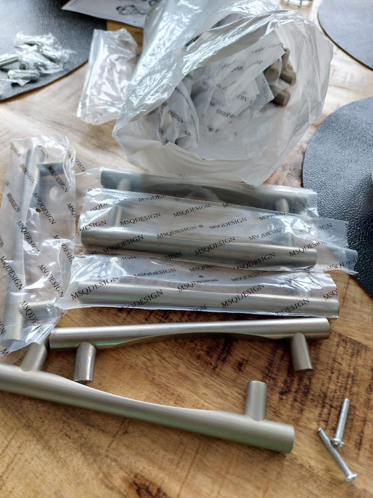 Inox / Rvs handvaten. Zilvergrijs, Ophalen, Inox