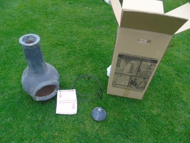 Mexicaanse grijze vuurpot, promo voor 85 euro!!!, Tuin en Terras, Terrasverwarmers, Nieuw, Vloer, Ophalen