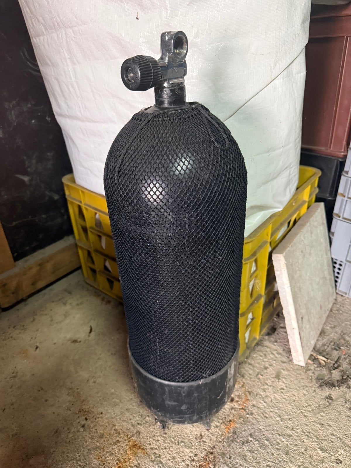 Duikfles 15 liter, Ophalen, Zo goed als nieuw, Duikfles