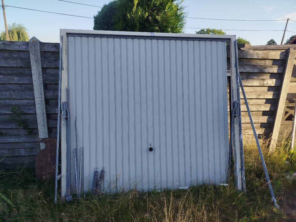 Garagepoort, Enlèvement ou Envoi, Utilisé, Porte de garage, 215 cm ou plus