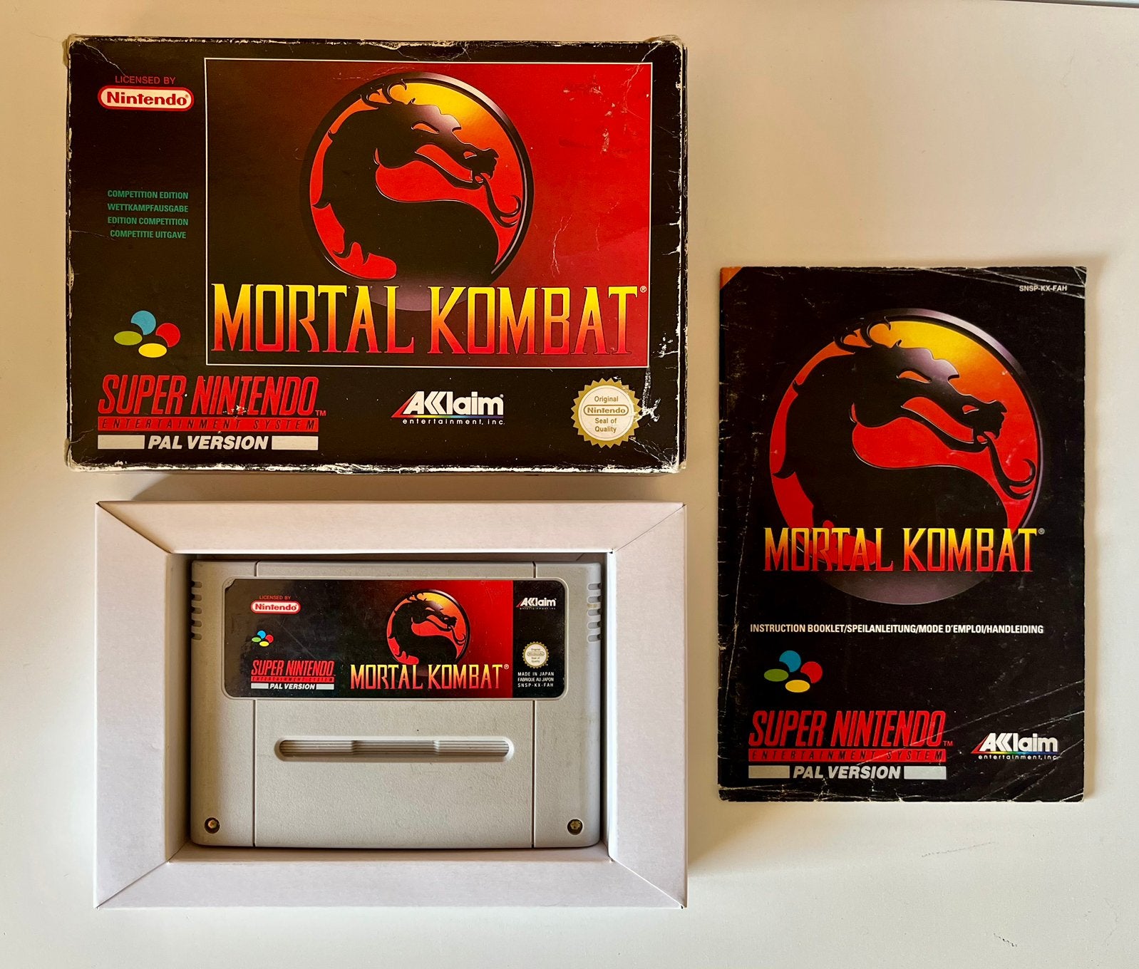Mortal kombat super Nintendo, Games en Spelcomputers, Games | Nintendo Super NES, Ophalen, Zo goed als nieuw